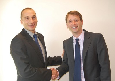 From left to right: Lionel Caillat, Vice President & General Manager EMEA, Honeywell S&C; Phil Dock, Global Head of Product & Supplier Management, Electrocomponents