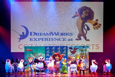 The DreamWorks Experience at Cotai Strip Resorts begins July 1, 2013, bringing a host of family-friendly themed entertainment to visitors of Cotai Strip Resorts, like a daily character parade, hotel room packages and character dining experiences, as the result of an alliance between Sands China and DreamWorks Animation. The announcement was made Tuesday at a press conference at the Venetian Theatre